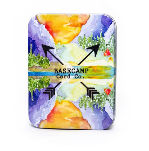 Basecamp playing cards from Queen of Hearts Tea House Kitchener